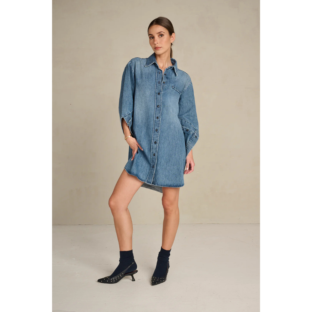 MARCH23 - KLEED - W_DRESS MALI - NAVY