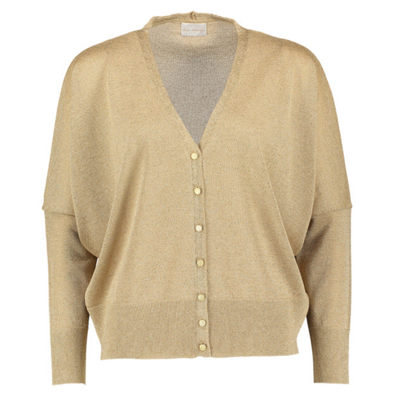 DUE AMANTI - GILET - CHARLIE - BUTTER GOLD