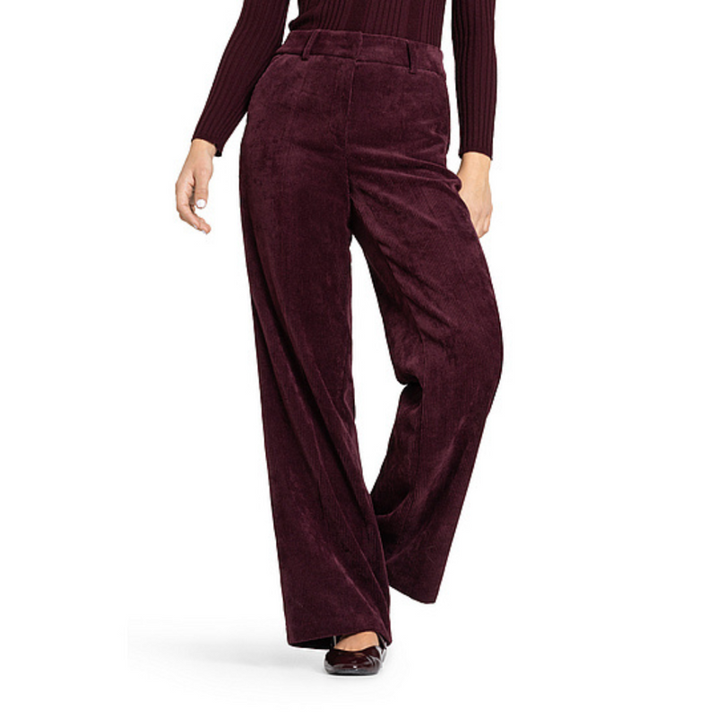 CAMBIO - BROEK - AMELIE - BURGUNDY LIPSTICK
