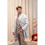 GENTILUOMO - MANTEL - MORENO COAT - LIGHT GREY