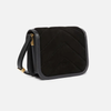 PINKO - HANDTAS - LOVE BOX BAG SUEDE - NERO LIMOUSINE
