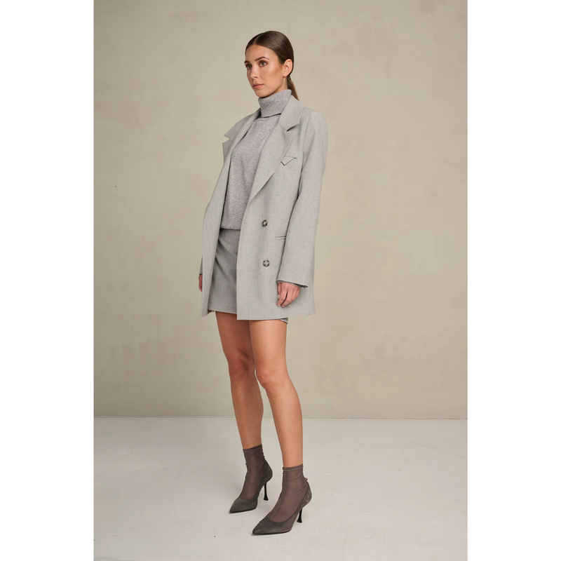 MARCH23 - BLAZER - MY_BLAZER RACHELE - SILVER GREY