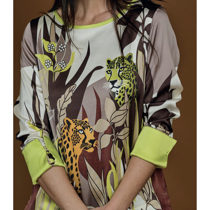 YESS - BLOES - NELE BLOUSE - JUNGLE