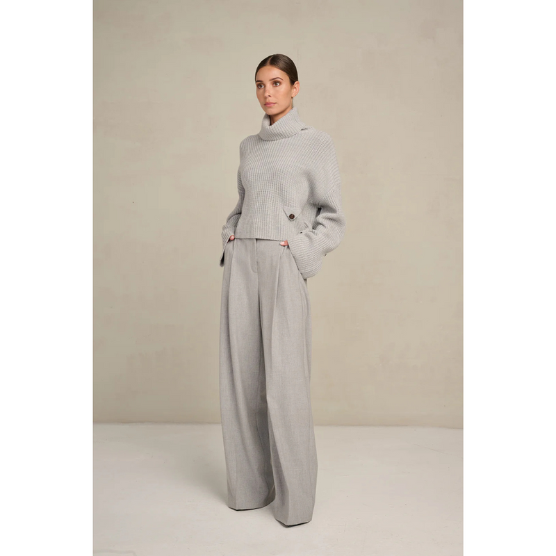 MARCH23 - BROEK - MY_TROUSERS EDITH - SILVER GREY