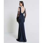 ACCESS - LONG DRESS  - BLUE