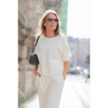 MARGITTES - PULL - 1/1 SLEEVE BLOUSON - OFFWHITE