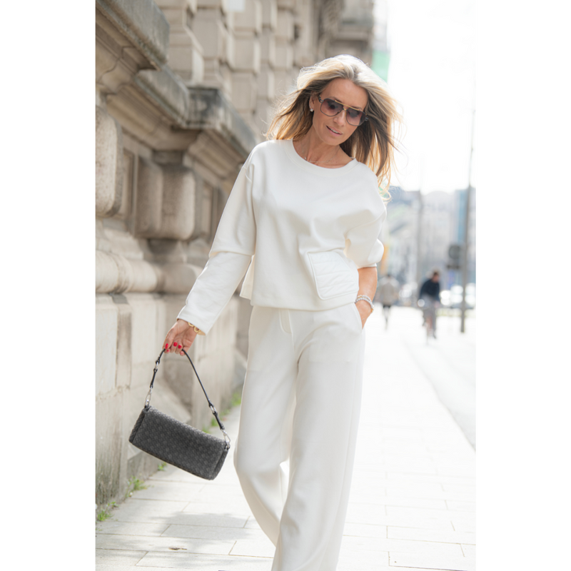 MARGITTES - BROEK - PANTS - OFFWHITE