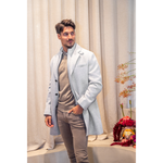 GENTILUOMO - MANTEL - MORENO COAT - LIGHT GREY