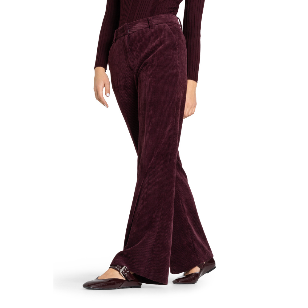 CAMBIO - BROEK - AMELIE - BURGUNDY LIPSTICK