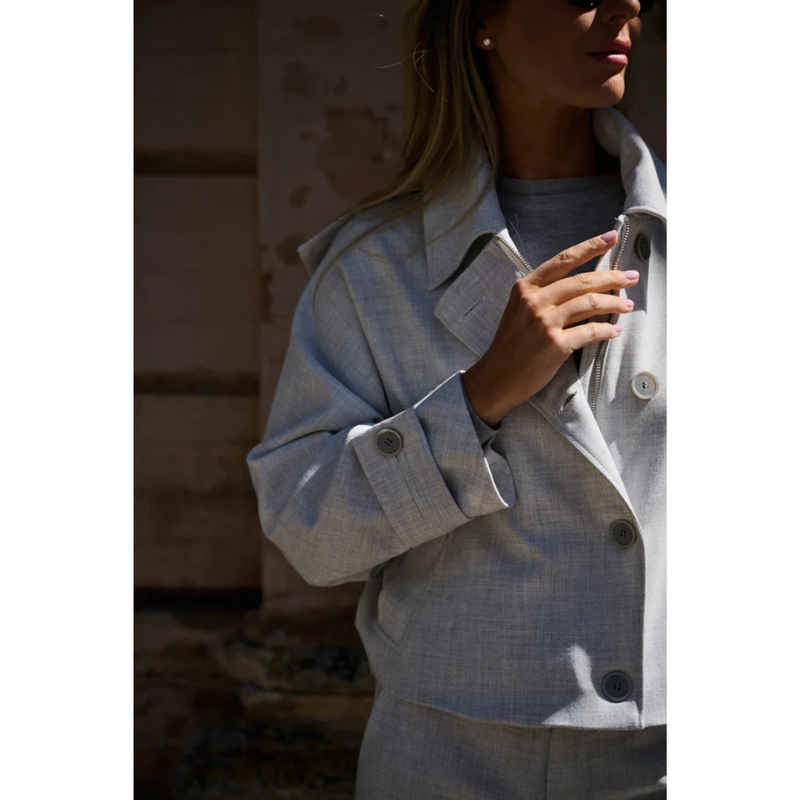 OSCAR THE COLLECTION - VEST - JOEY VEST - MIST GREY