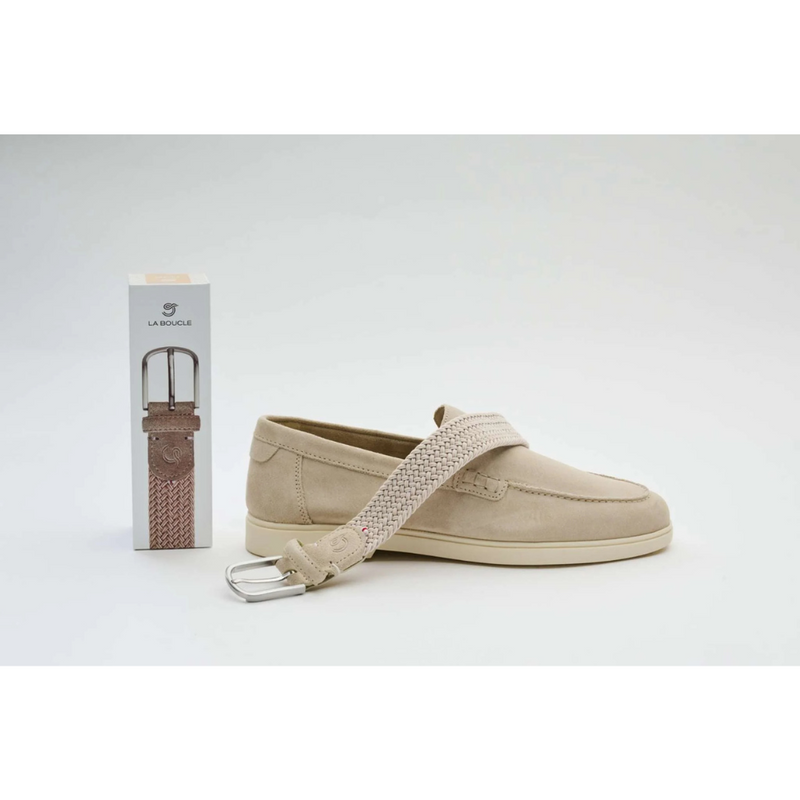 LA BOUCLE - KNOKKE - SUEDE FLECKED BEIGE
