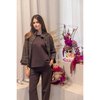 YESS - SWEATER - PUNTO TOP - BROWN