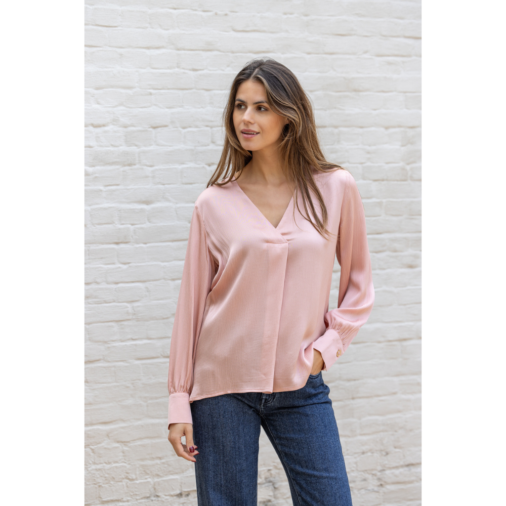 DUE AMANTI - BLOES - PENNY BLOUSE - OUD ROZE