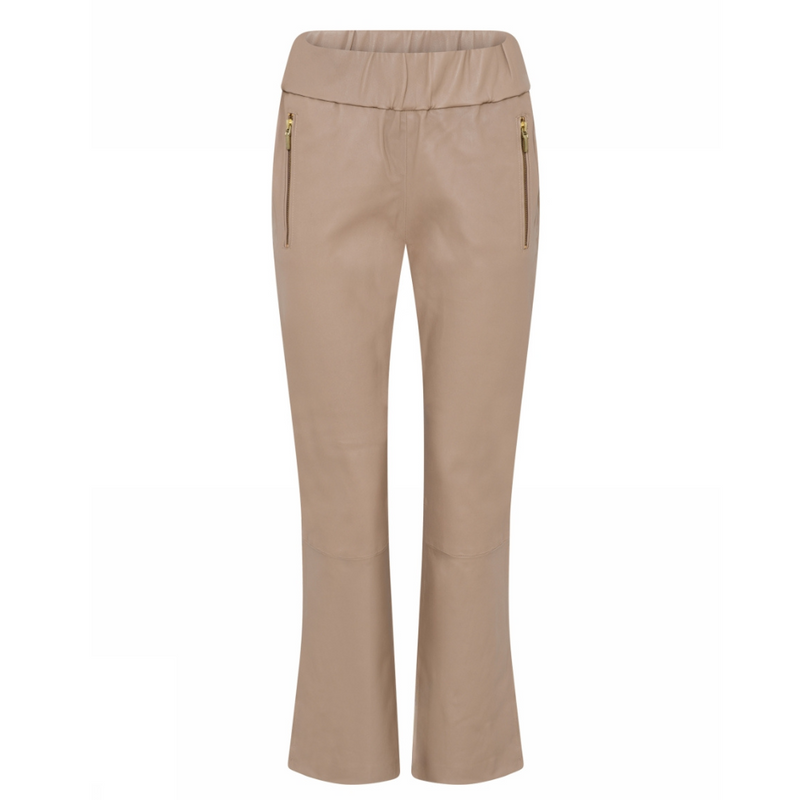 GUSTAV - BROEK - DOA 7/8 FLARE LEG - MOCHA