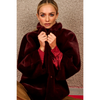 DUE AMANTI - PELSJE - FURKIM FUR JACKET - BURGUNDY