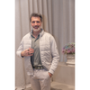 GENTILUOMO - VEST - CARDIGAN ZIP - SAND