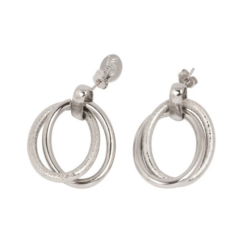 MURIELLE PERROTTI - OORBELLEN - AIX - ZILVER