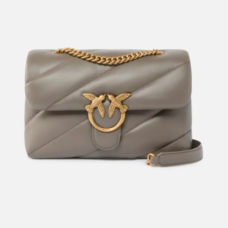 PINKO - HANDTAS - LOVE PUFF CLASSIC - GRIGIO ASFALT