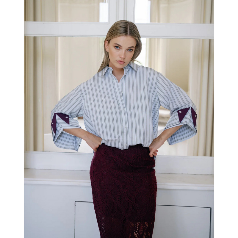 MARCH23 - BLOES - MY_BLOUSE GABBIE - BLUE
