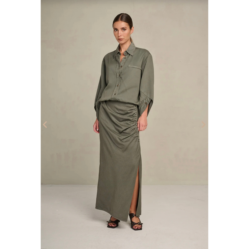 MARCH23 - BLOUSE - GIULIA - FADED GREEN