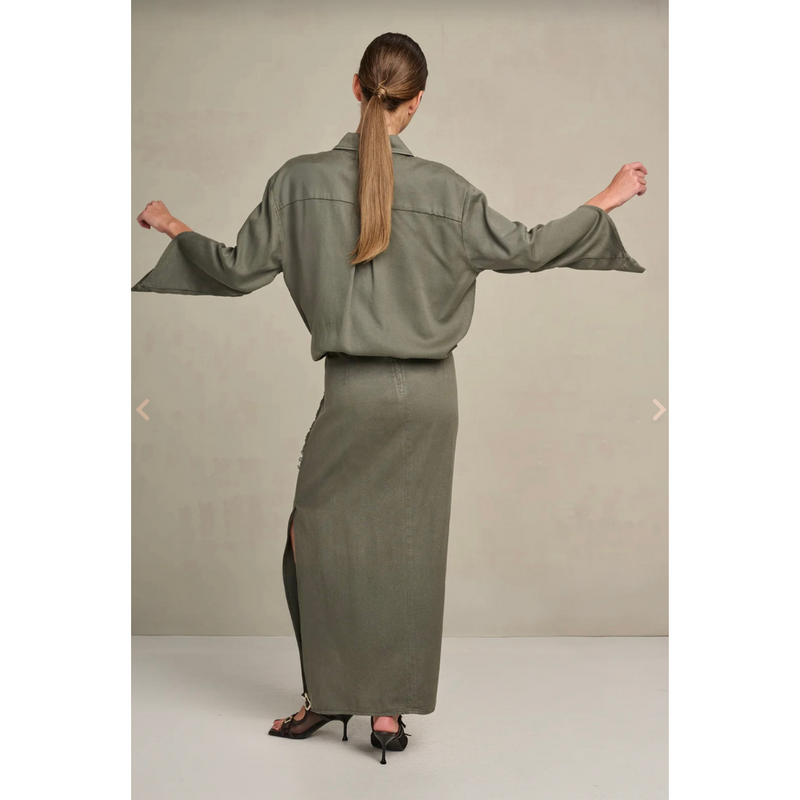 MARCH23 - BLOUSE - GIULIA - FADED GREEN