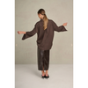 MARCH23 - BLOUSE - GIULIA - CHOCOLAT