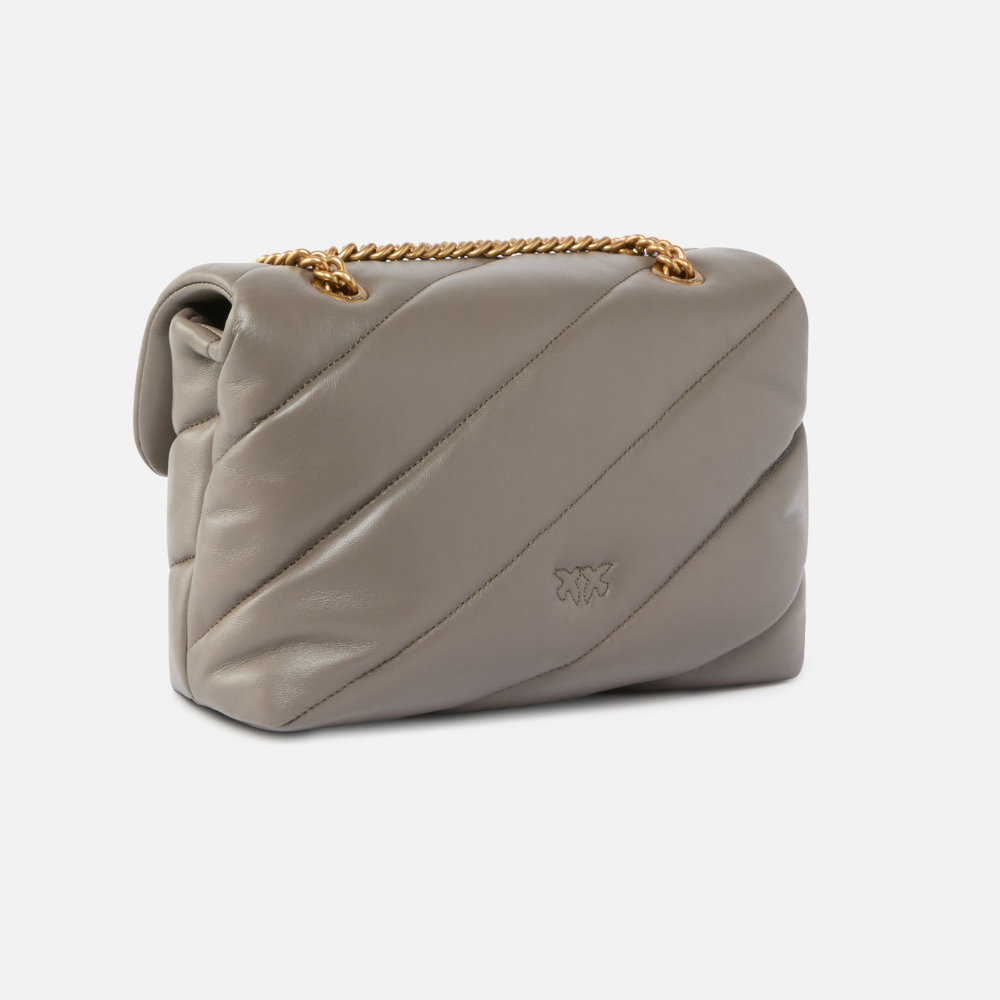 PINKO - HANDTAS - LOVE PUFF CLASSIC - GRIGIO ASFALT
