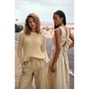 DUE AMANTI - KLEED - ELODIE LONG SLEEVELESS DRESS - BLOND WOOD