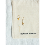 MURIELLE PERROTTI - OORBELLEN - SNAKEXS - GOUD LICHT