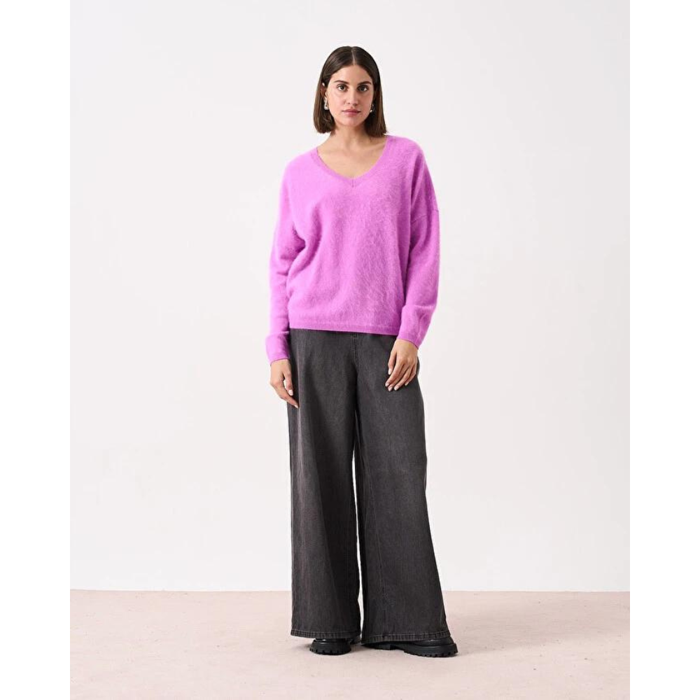 ABSOLUT CASHMERE - PULL - SOELI - NEON PURPLE