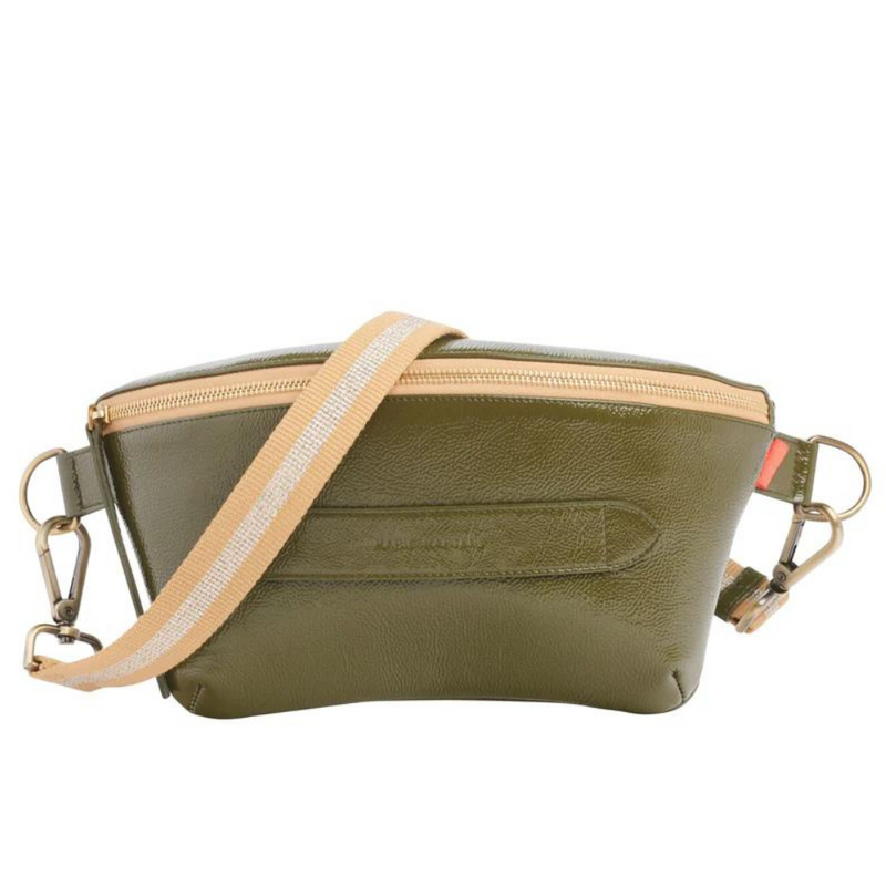 MARIE MARTENS - HEUPTAS - NEUFMILLE PATENT - KHAKI