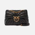 PINKO - HANDTAS - LOVE PUFF CLASSIC CL - NERO-ANTIQUE