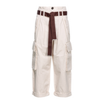 PINKO - BROEK - RONFARE - BIANCO LATTE