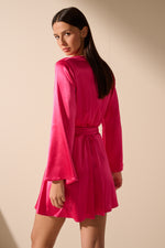 OSCAR THE COLLECTION - KLEED - ZYA DRESS - RASPBERRY