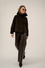 OSCAR THE COLLECTION - VEST - NATE JACKET - CHOCOLATE