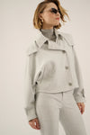 OSCAR THE COLLECTION - VEST - JOEY VEST - MIST GREY