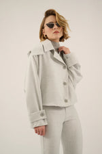 OSCAR THE COLLECTION - VEST - JOEY VEST - MIST GREY