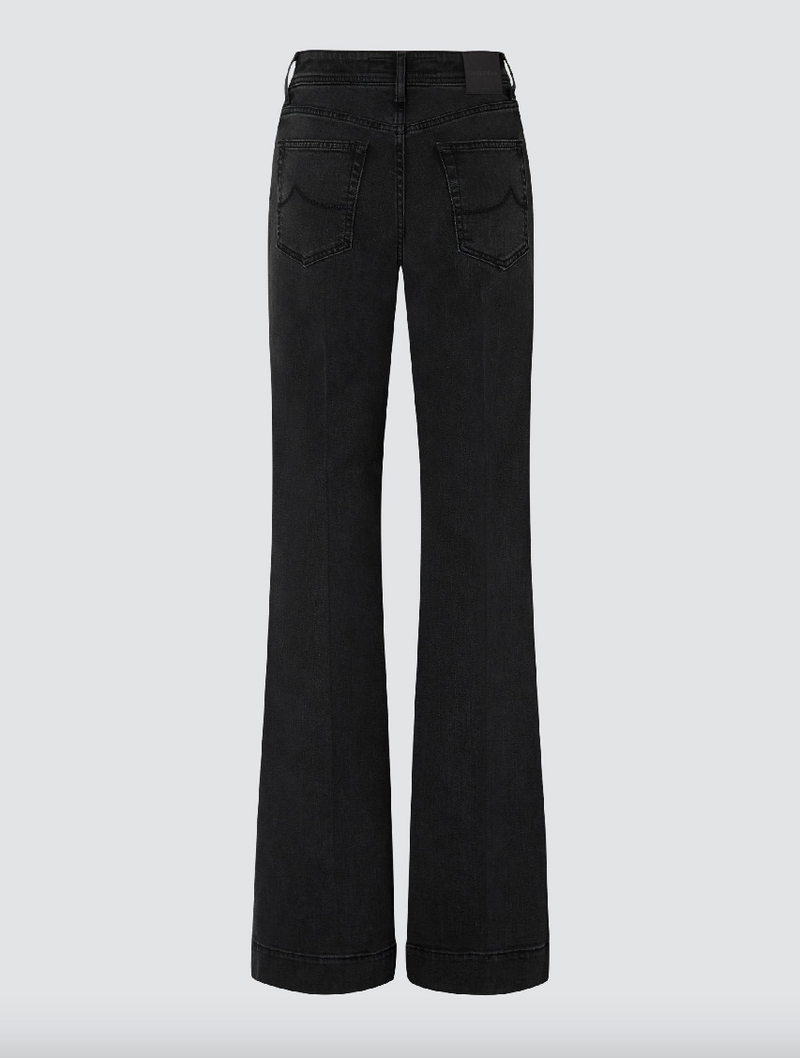 JACOB COHËN - JACKIE WID-LEG JEANS - BLACK 382F