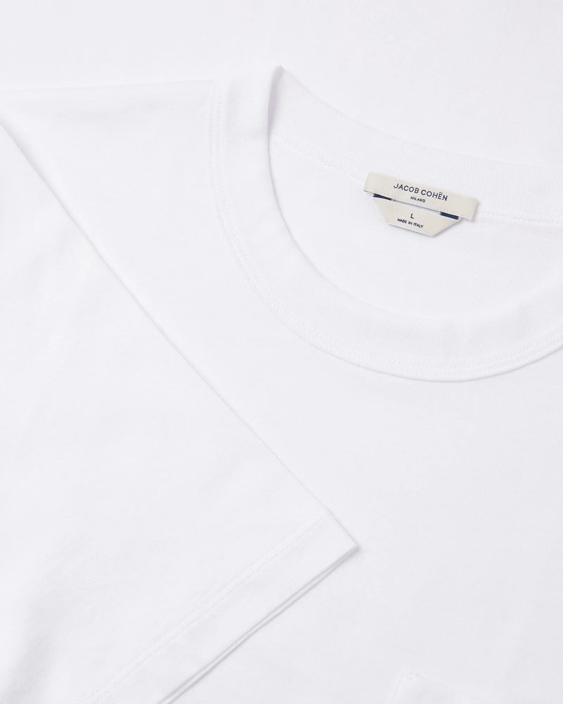 JACOB COHËN - T-SHIRT - OPTICAL WHITE