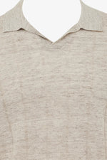 GENTILUOMO - POLO - POLO NO BUTTONS SS - MID BROWN