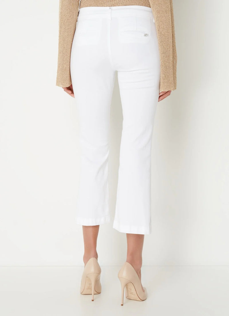 LIU JO - BROEK - B.UP MICROFLAIR - BIANCO