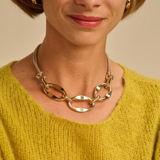 LES CORDES - KETTING - DURU - GOUDKLEURIG/BEIGE