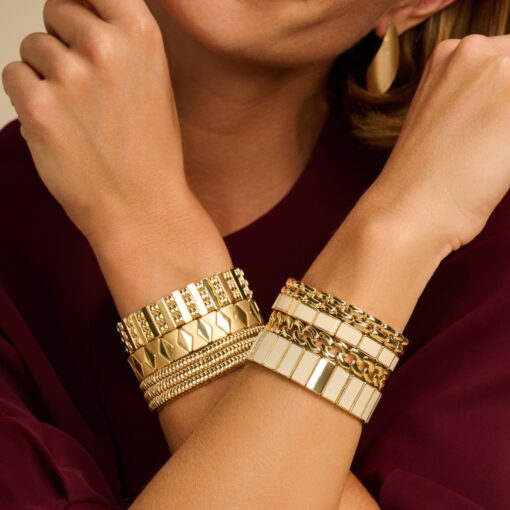 LES CORDES - ARMBAND - CAB 60 - GOUDKLEURIG