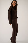 OSCAR THE COLLECTION - BROEK - LAURE - CHOCOLATE