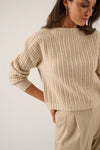 OSCAR THE COLLECTION - BROEK - HUGO TROUSERS - NATURAL