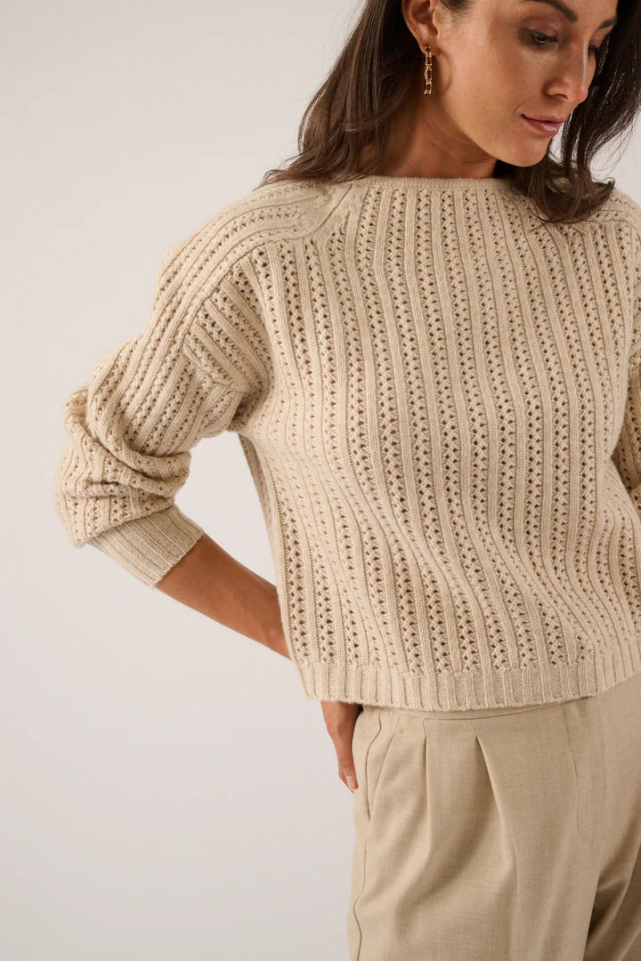 OSCAR THE COLLECTION - BROEK - HUGO TROUSERS - NATURAL
