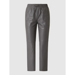 HERZEN'S ANGELEGENHEIT - COMFORTBROEK IN LEDERLOOK - GREY FLANN