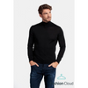 BAILEYS - HIGH NECK PULLOVER - BLACK