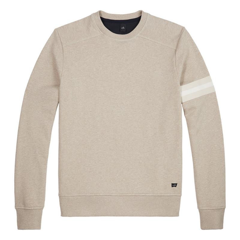 WAHTS - CREW NECK SWEATER - MOORE - SAND MELANGE