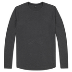 WAHTS - OLSON CARBON - CREW NECK T-SHIRT LONG SLEEVES - ANTHRACITE MELANGE